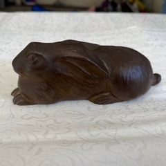うさぎの置物の画像