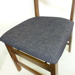 ⑦　未使用/新品　アウトレット　ダイニングチェア 折りたたみ式 天然木の画像