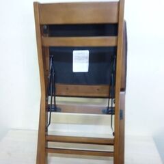 ⑦　未使用/新品　アウトレット　ダイニングチェア 折りたたみ式 天然木の画像