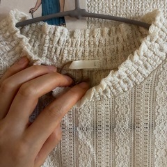 レースタンクトップハイネックの画像