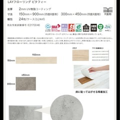フローリングタイル貼り作業の募集です！日給1万円！交通費あり！の画像