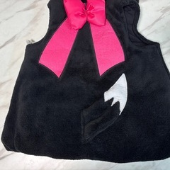 【新品未着用】ピノキオ　フィガロ　80サイズ　ハロウィン　仮装　黒猫の画像