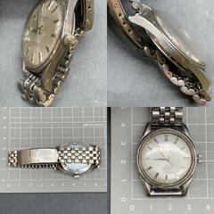 N335　可動　CITIZEN/シチズン 21石 メンズウォッチ 手巻き 腕時計 レザーベルト E51113 可動　ベルト社外の画像