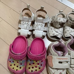 子供用品 女の子靴セット 12-13cmの画像