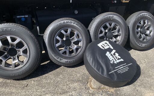 ジムニーシエラ用純正アルミホイールタイヤ5本セット　中古美品即戦力格安