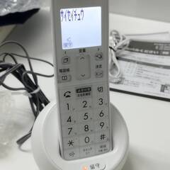 【美品】SHARP JD-S09CL デジタルコードレス電話機の画像