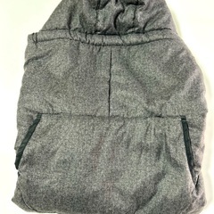 抱っこ紐の防寒ケープ(耳付き)の画像