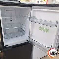 ✨シャープ　中古　SJ-15E3-B　冷凍冷蔵庫　152ℓ　2024年製　ブラック　６ヶ月保証✨うるま市田場✨の画像
