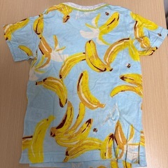 hakka kids バナナ柄半袖シャツ110の画像