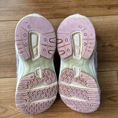 アシックス　19.5cm 紫の画像
