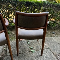 日進木工ダイニングチェア　二脚セット　の画像