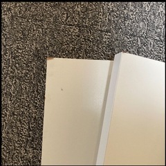 未使用品　白井産業  タナリオ　木製 本棚 ラック　ホワイトの画像