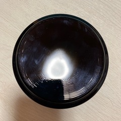 スリット入り陶器灰皿 黒の画像