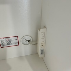 レンジセット可能の棚の画像
