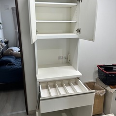 レンジセット可能の棚の画像