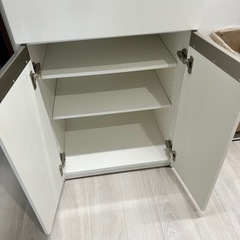 レンジセット可能の棚の画像
