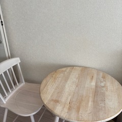 ニトリ　カフェテーブルの画像