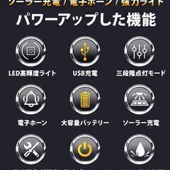 自転車 ライト 後付け ソーラー 充電式 防水 明るい USB ベルト かわいい 付ける 固定 金具不要 工具不要 取り付け 小型 子供 大人 手元 太陽光 付ける 点滅 取り外し可能 長持ち 発電式 ママチャリ ヘッドライト ブザー ホーン led USB充電　まとめ買い歓迎　卸ます　アマゾン引き上げ商品　倒産品　ネット商材　卸ます　転売　アマゾン引き上げ商品　卸し　問屋　倒産品　転売OK　ネット商材　アマゾン　商品　景品の画像