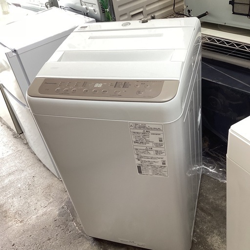 万代店　Panasonic 7kg全自動洗濯機　2022年