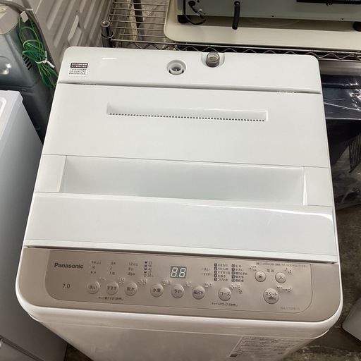 万代店　Panasonic 7kg全自動洗濯機　2022年