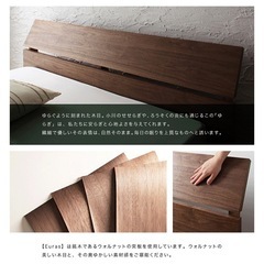 【美品】ベッド　クィーンサイズ　上品の画像