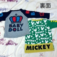 3枚セット★ベビードール★ディズニー★長袖Tシャツの画像