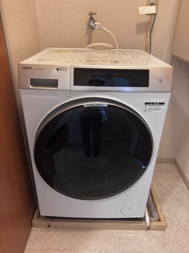 大阪送料無料★3か月保障付き★洗濯機★ アクア★AQW-V9M★IS-917 大阪送料無料☆3か月保障付き☆洗濯機☆ アクア☆AQW-