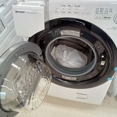 リユースのサカイ栃木店★ジモティ割あり★ SHARP ドラム式洗濯機 ES-S7G-WL 7kg/3.5kg 22年製 動作確認／クリーニング済み TC11020の画像