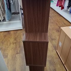 ★リユースのサカイ水戸店★オープンラックブラウンH127×D26.5×W59クリーニング済みMT5728の画像