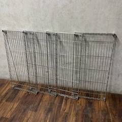 ww4/57 スチールラック メタルラック W90×D45×H180cm 4段 メタルシェルフ 収納 棚 キャスター付き 解体済み ★直接引取歓迎の画像