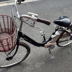 Panasonic電動アシスト自転車 シティタイプブラウンの画像
