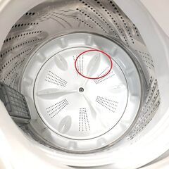 ss7728　パナソニック 洗濯機 5kg NA-F50B14 ホワイト Panasonic 縦型 全自動洗濯機 白 上開き ステンレス槽 コンパクト 槽洗浄 楽ポイフィルター 送風乾燥 一人暮らし 洗濯機 中古の画像
