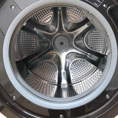ss7729　日立 ドラム式洗濯乾燥機 11kg BD-SV110GL ホワイト 左開き HITACHI ドラム洗濯機 白 洗濯機 乾燥6kg 大容量 ビッグドラム スリム ドラム式洗濯機 中古の画像