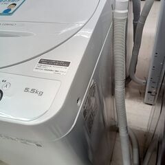 リユースのサカイ栃木店★ジモティ割あり★ SHARP  ES-GE5E 5.5ｋｇ 21年製 動作確認／クリーニング済み TC11021の画像