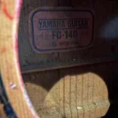 YAMAHA ヤマハ 赤ラベル FG-140 アコースティックギターの画像