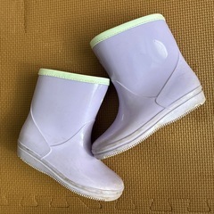 レインブーツ　18cm 紫の画像