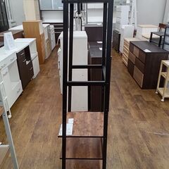 ★リユースのサカイ水戸店★ハンガーラックダークブラウンH169×D39×W40クリーニング済みMT5729の画像