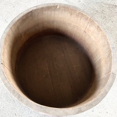 木桶　桶　たらい　古道具　昭和レトロの画像