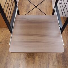 ★リユースのサカイ水戸店★NITORIレンジ台ダークブラウンH131.5×D42.5×W49クリーニング済みMT5731の画像