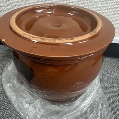 久松 かめ丸壺蓋付 4・2・１号 ３個セット 漬物容器 常滑焼の画像