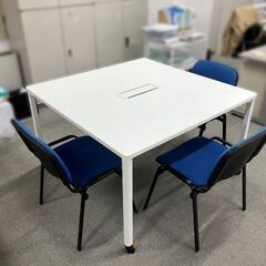 【取りに来られる方限定】ウチダ ミーティングテーブル(PLENAtable／5-107-6000)の画像
