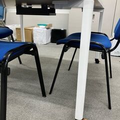 【取りに来られる方限定】ウチダ ミーティングテーブル(PLENAtable／5-107-6000)の画像