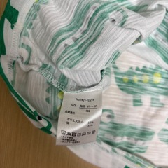 美品半袖Tシャツ130ワニ柄の画像