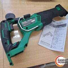 ✨HiKOKI　中古CR18DBL　充電式セーバーソー　18V　本体のみ/説明書付き✨うるま市田場✨の画像