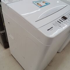 リユースのサカイ栃木店★ジモティ割あり★ Hisense 洗濯機 HW-E4503 4.5ｋｇ 19年製 動作確認／クリーニング済み TC11022の画像