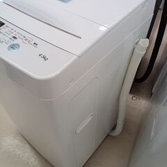 リユースのサカイ栃木店★ジモティ割あり★ Hisense 洗濯機 HW-E4503 4.5ｋｇ 19年製 動作確認／クリーニング済み TC11022の画像
