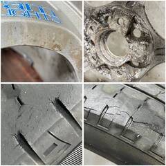 WW4/55 RAYS レイズ GramLights グラムライツ 57C 17×7.5J 5H-100 +40 ブリジストン REGNO225/50R17 2011年製 ★直接引取歓迎の画像