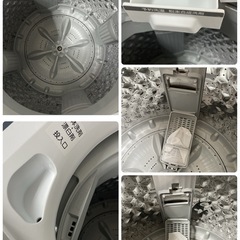 R417 ☀️ 2022年製の高年式！ TOSHIBA 洗濯機 （洗濯4.5㎏) AW-45M9 ⭐ 動作確認済 ⭐ クリーニング済の画像