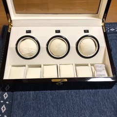 ワインディングマシーン 3本自動巻 6本収納　時計ケースの画像