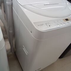 リユースのサカイ栃木店★ジモティ割あり★ SHARP 洗濯機 ES-GE6C 6ｋｇ 19年製 動作確認／クリーニング済み TC11023の画像